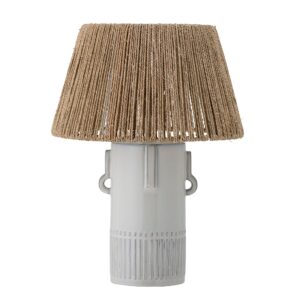 Bloomingville - Rama Bordlampe, Hvid, Stentøj - Ø40,5 Ã H66 cm